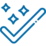 checkbox with stars icon