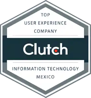 Clutch Top User Experience Company Information Technology Mexico badge